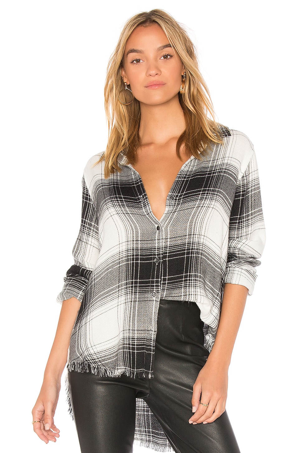 bella dahl fray hem shirt