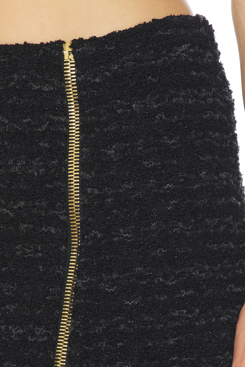 Balmain バルマン ツイード スカート Pleated flared tweed skirt blue blue - Women | BALMAIN