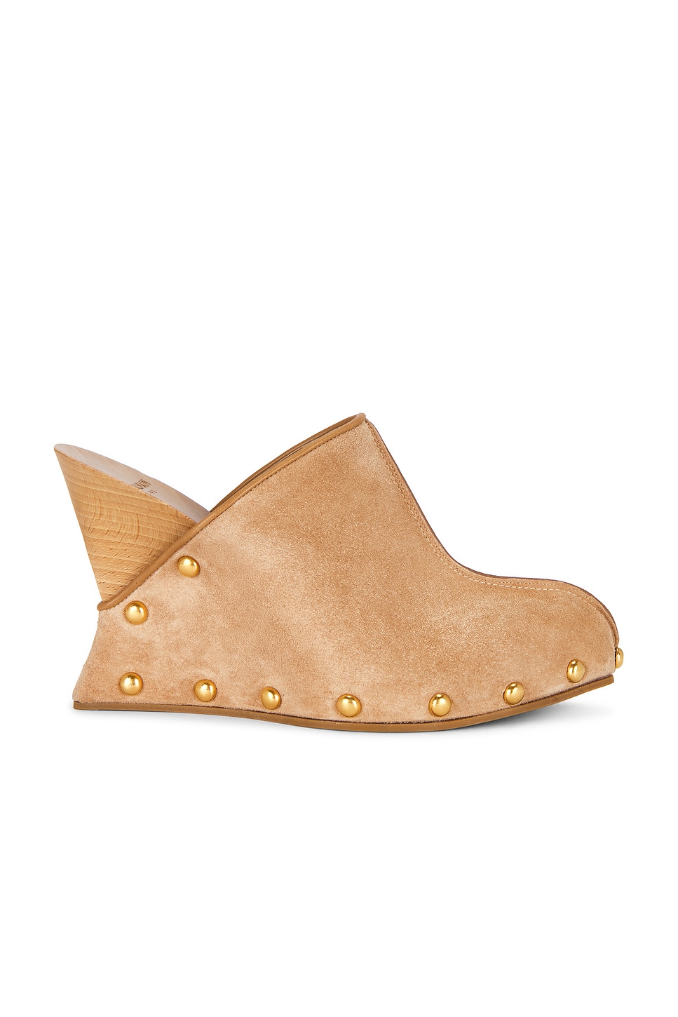Suede Wedge Clog