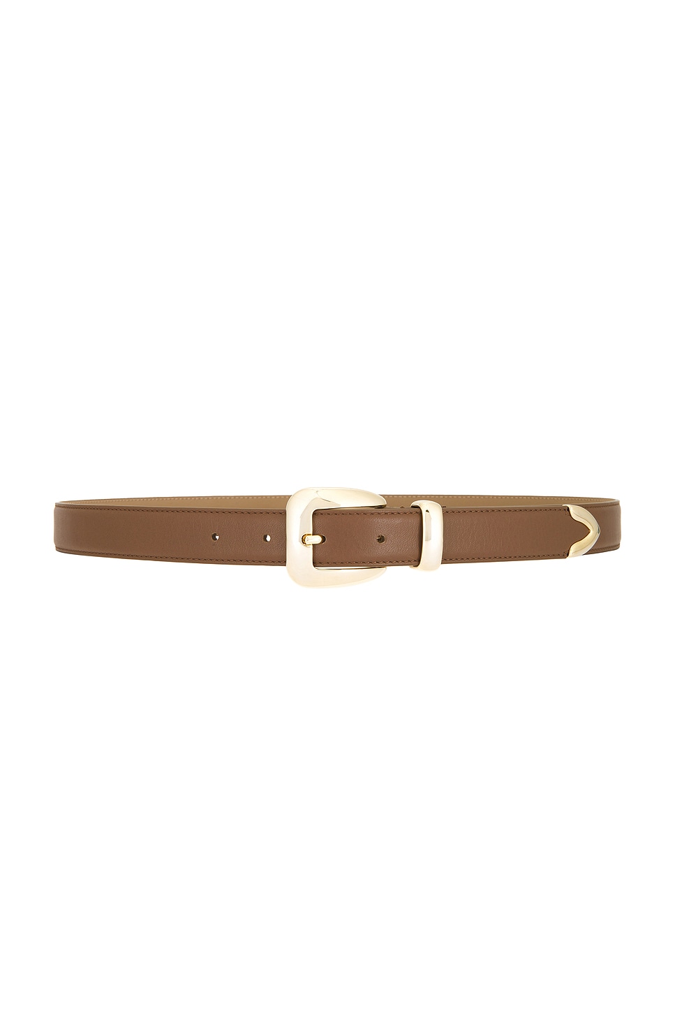 B-Low the Belt Duke Belt in Walnut & Gold | REVOLVE display picture 1