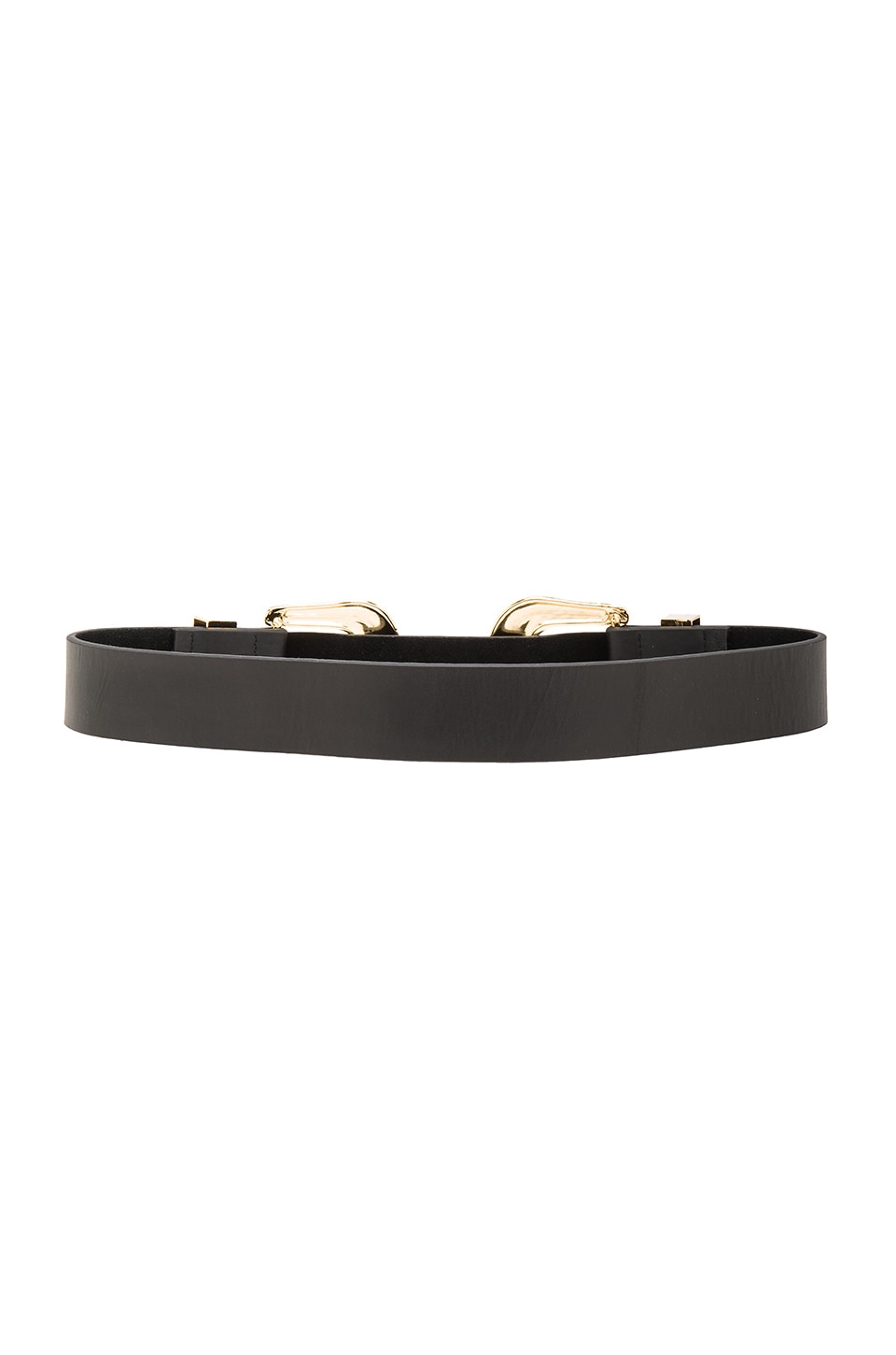 B-Low the Belt Bri Bri Waist Belt in Black & Gold