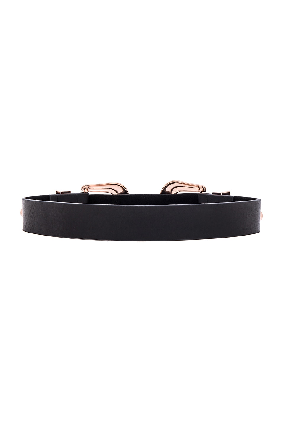B-Low the Belt Bri Bri Waist Belt in Black & Rose Gold