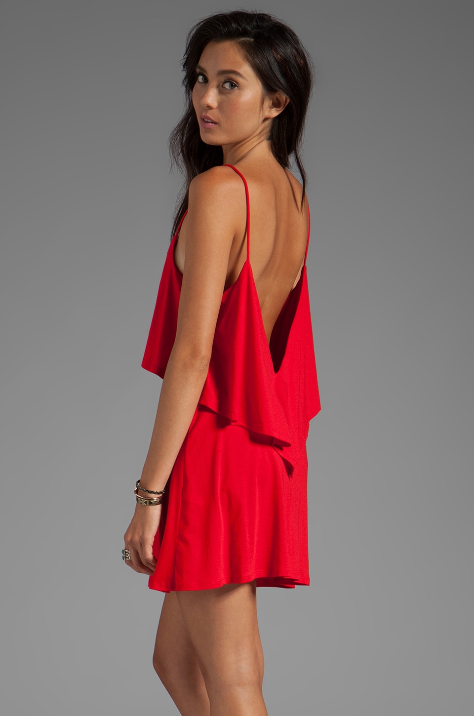 red bachelorette dress