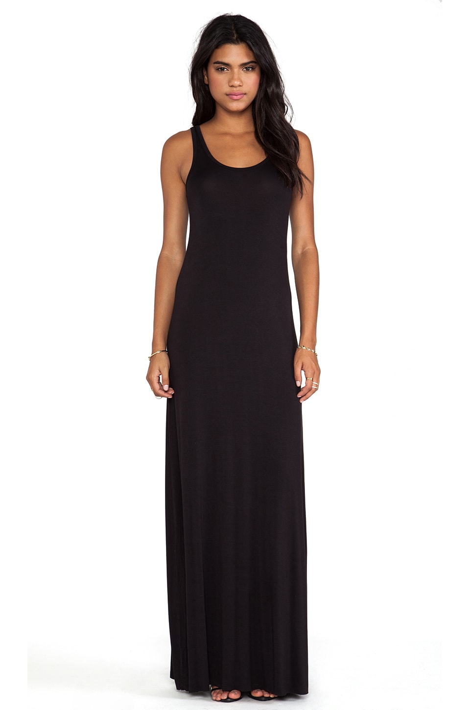 Black maxi tank dress Clearance