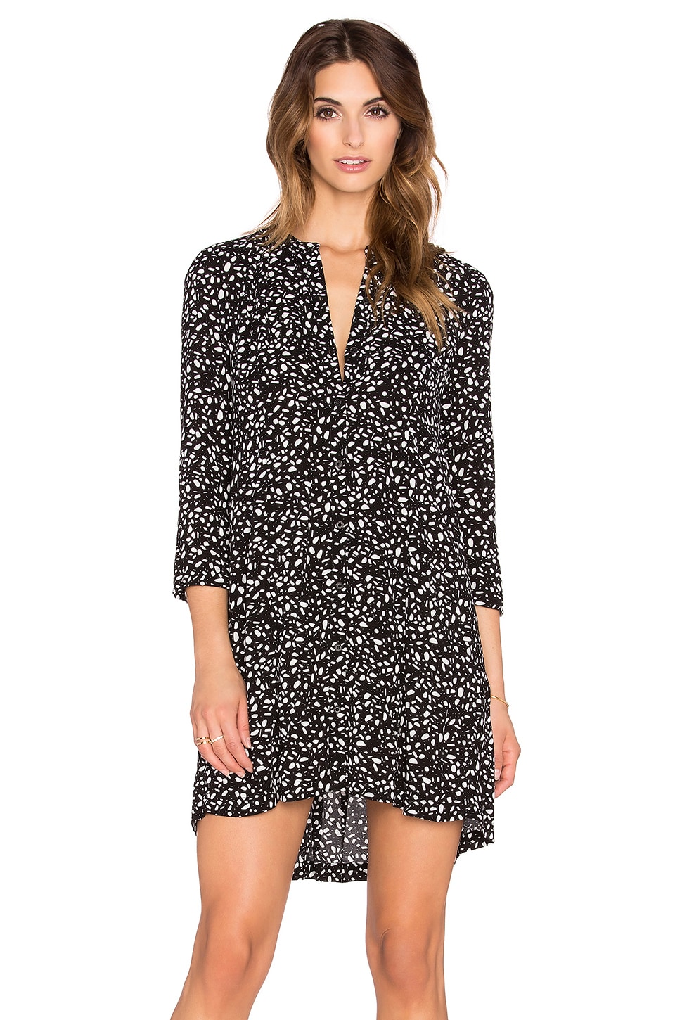 Bella Luxx Pleat Back Shirt Dress in Copenhagen Print | REVOLVE