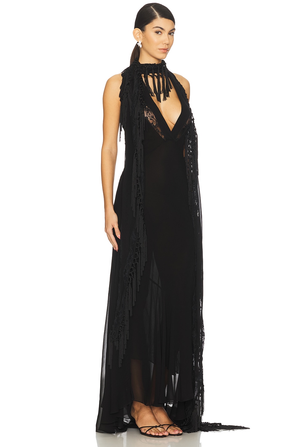 Embroidered Georgette Dress