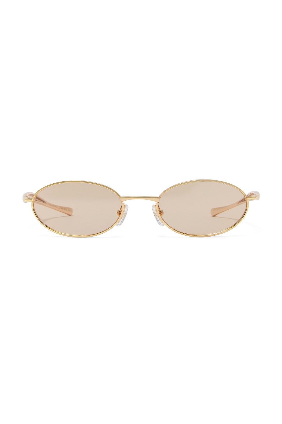 Banbe The Cruz Sunglasses in Gold & Peach | REVOLVE display picture 3