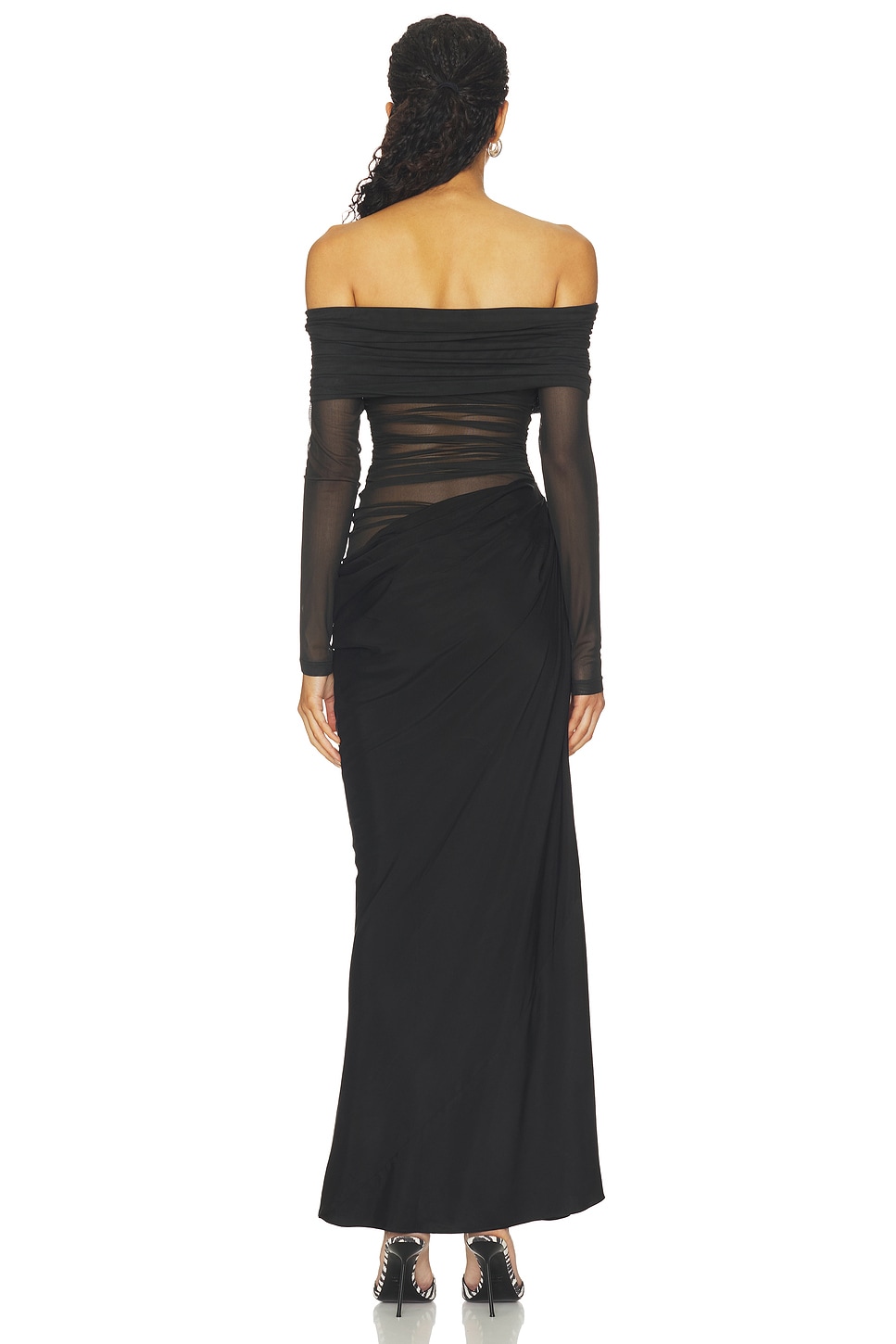 midi black long sleeve dress Marine Layer Lexi Rib Long-Sleeve Midi Dress