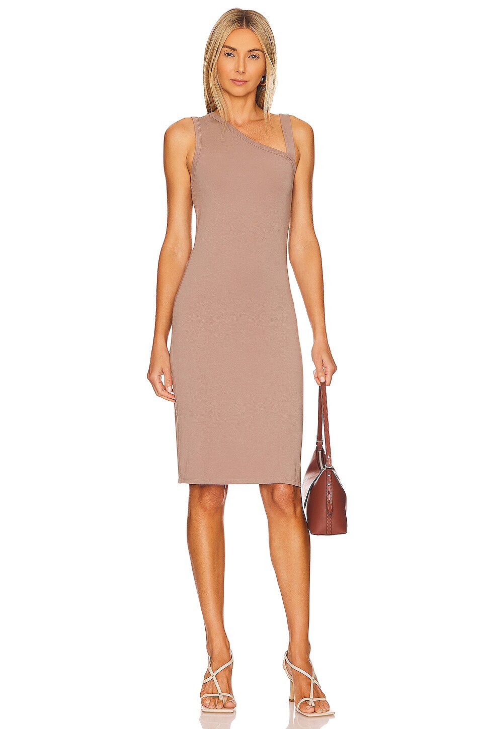 Bobi Modal Jersey Tank Dress in Java REVOLVE