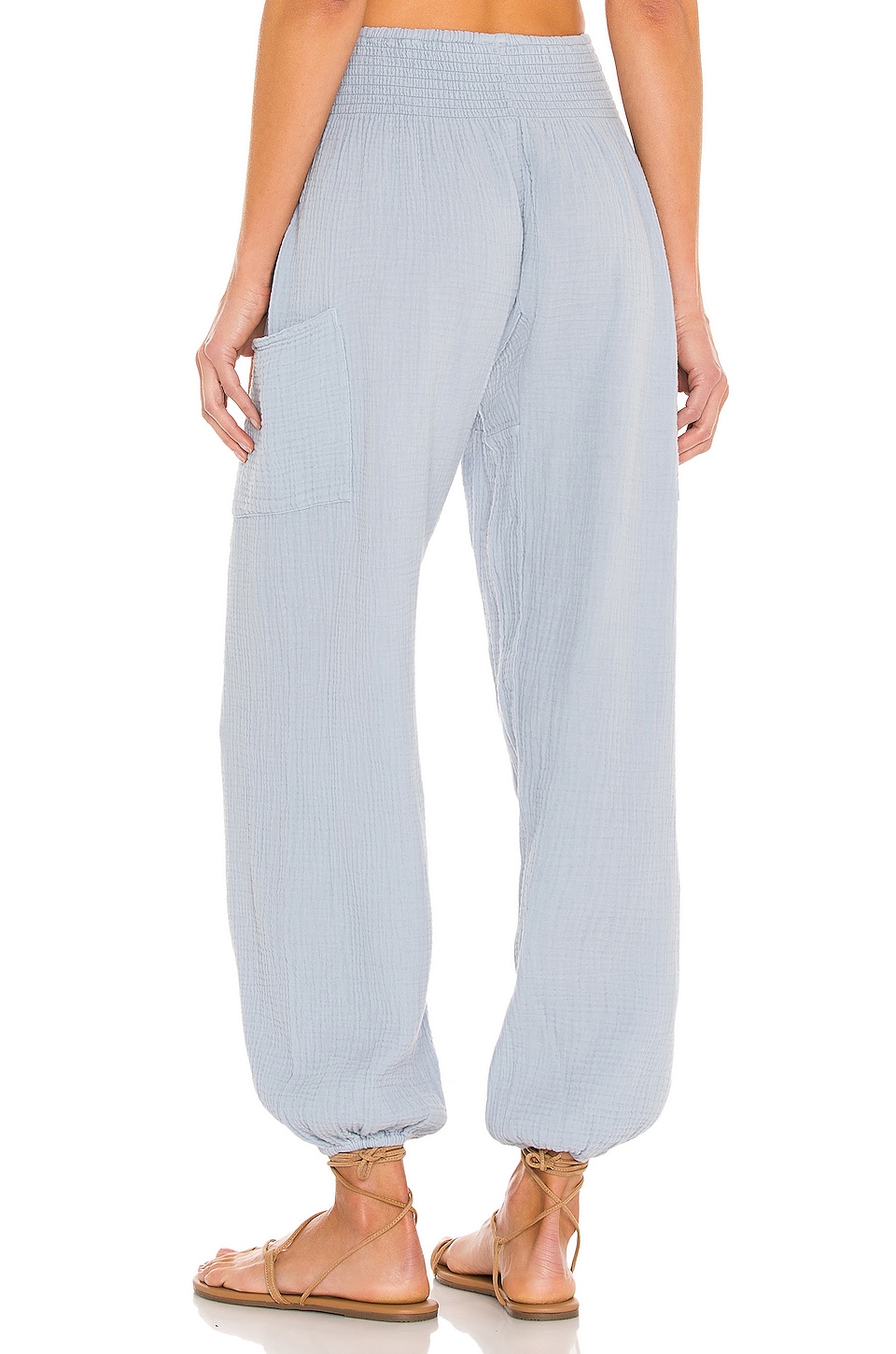 Bobi Beach Gauze Pant in Water | REVOLVE