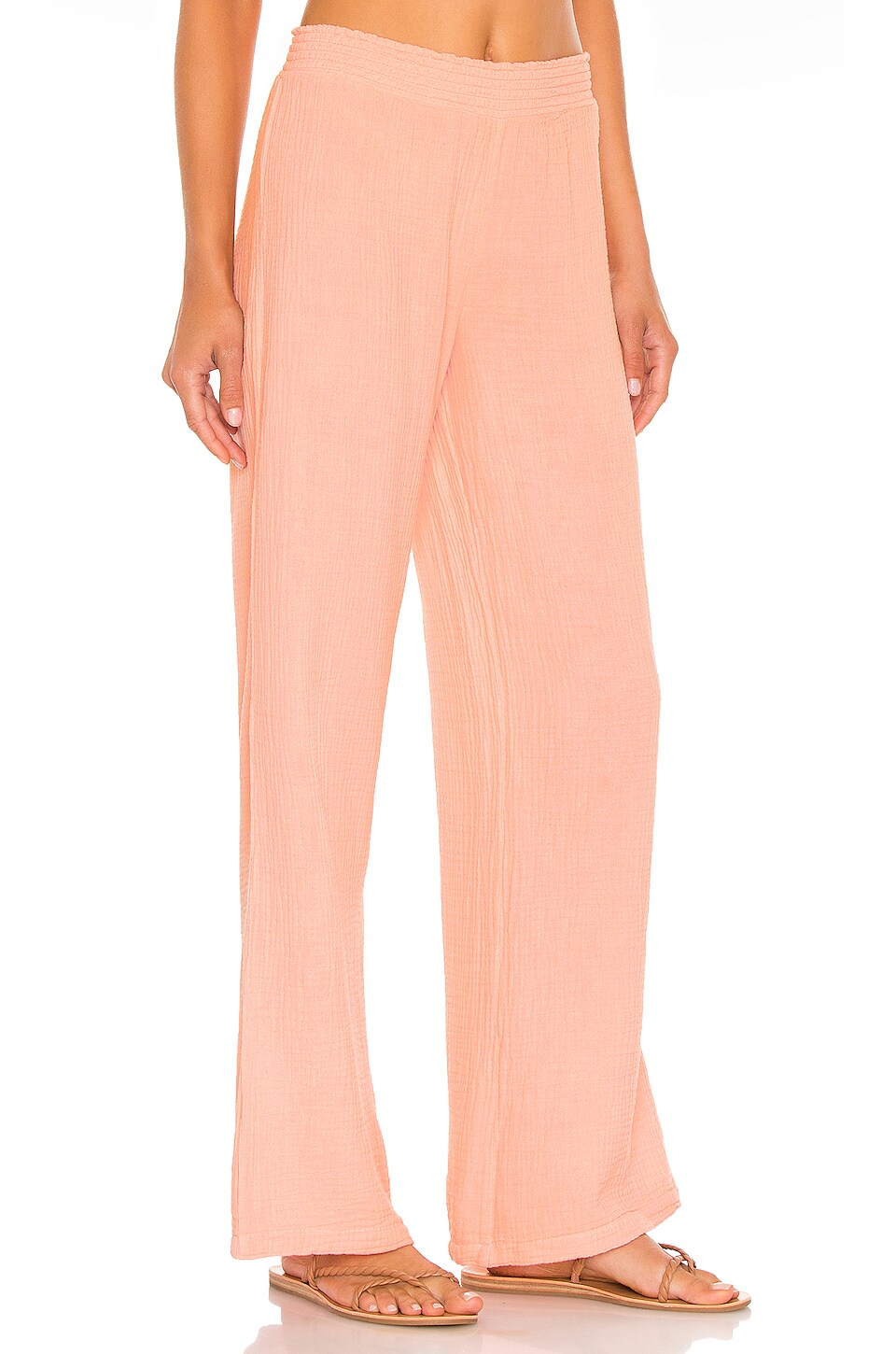 Bobi Beach Gauze Pant in Papayas REVOLVE