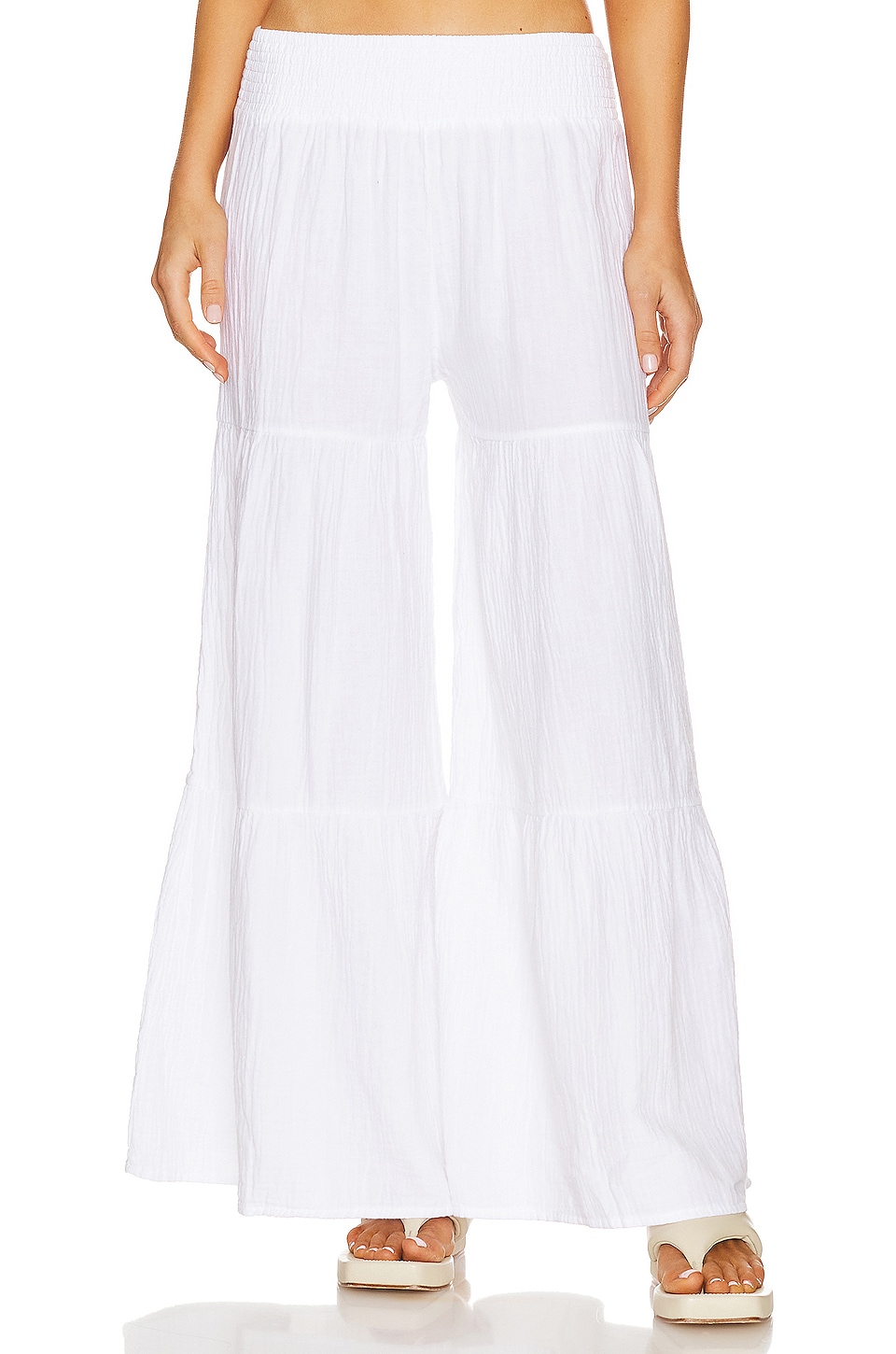 Bobi Pillow Pants in White | REVOLVE