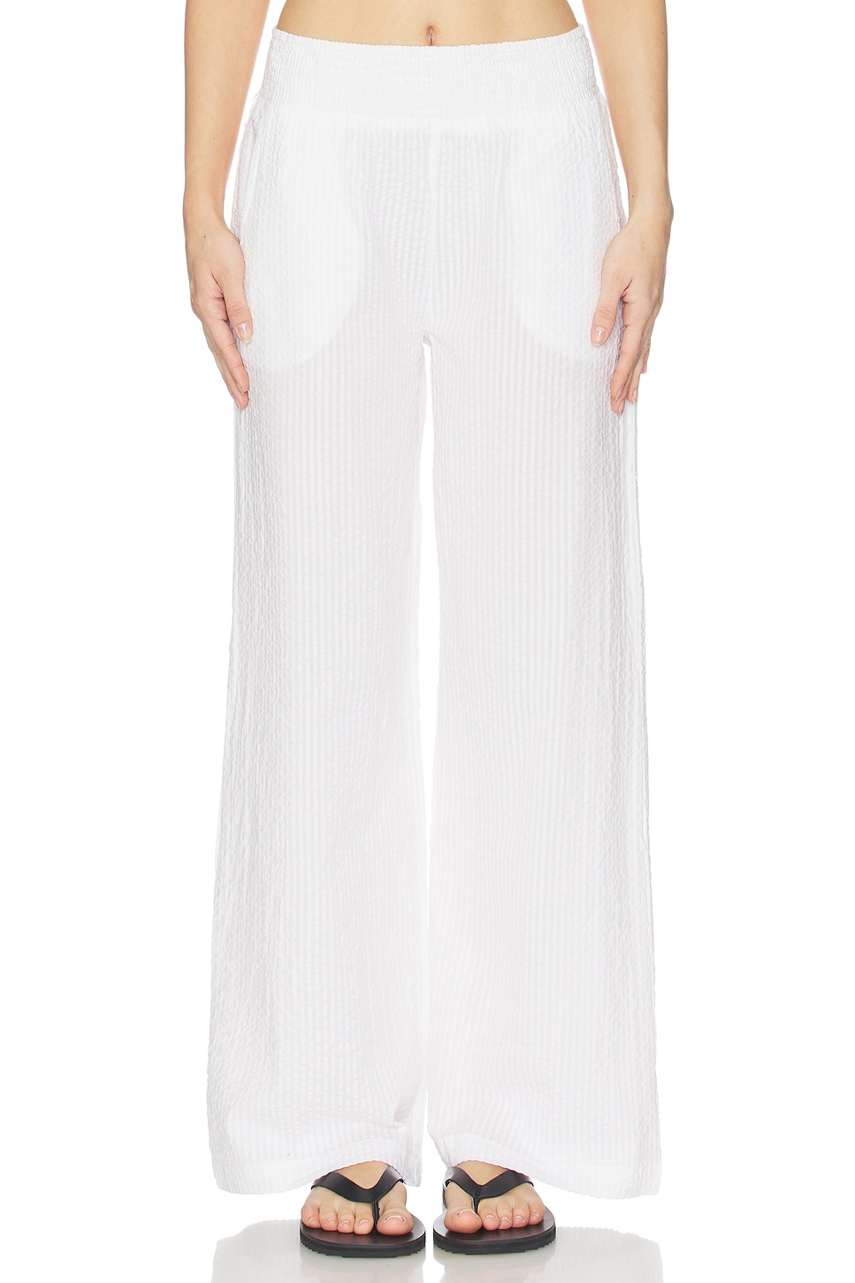 Wide Leg Pant Smocked - thumbnail 2