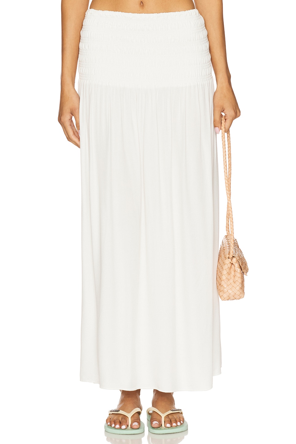 Smocked Skirt
