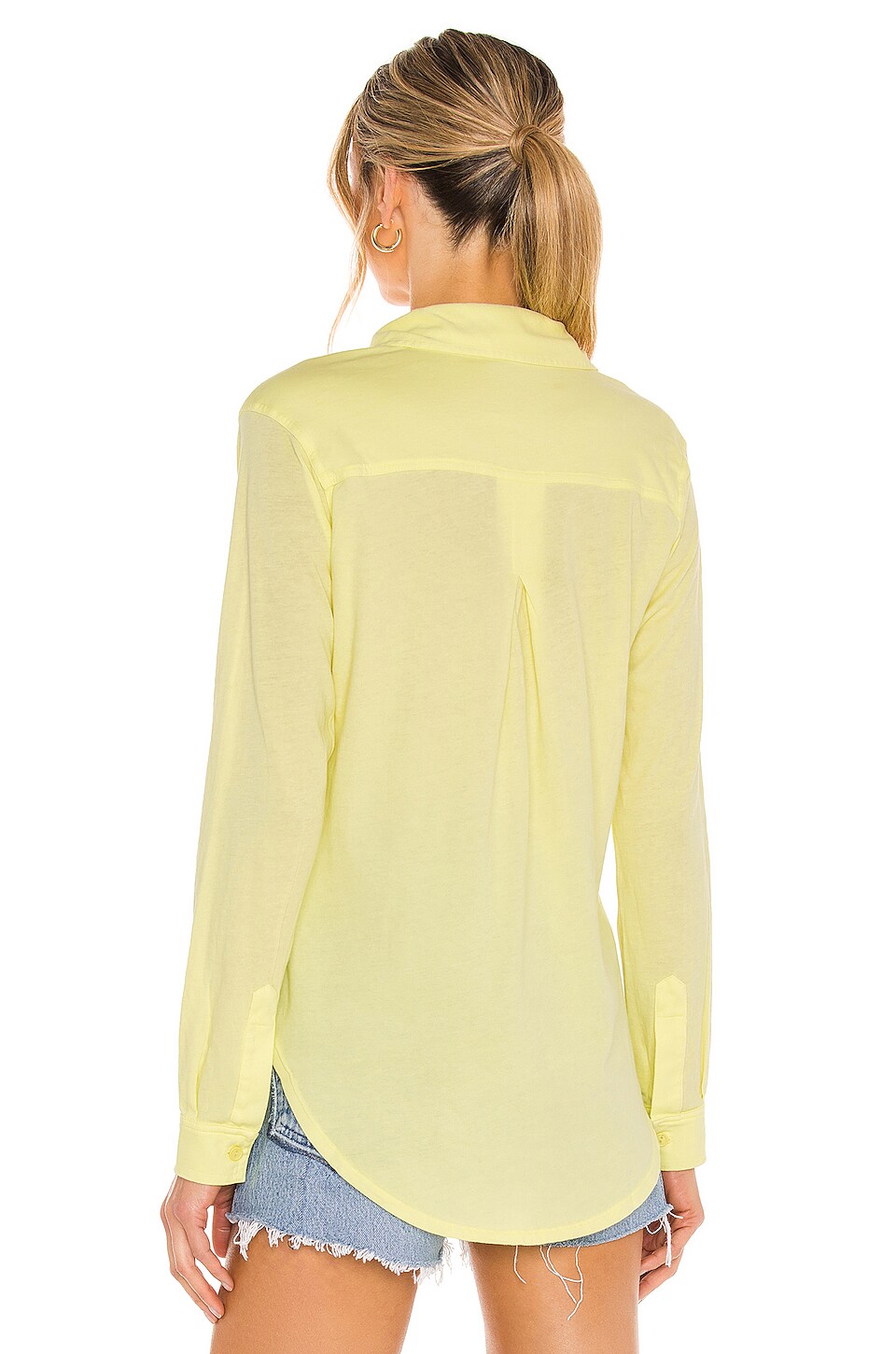 bobi lightweight jersey button down