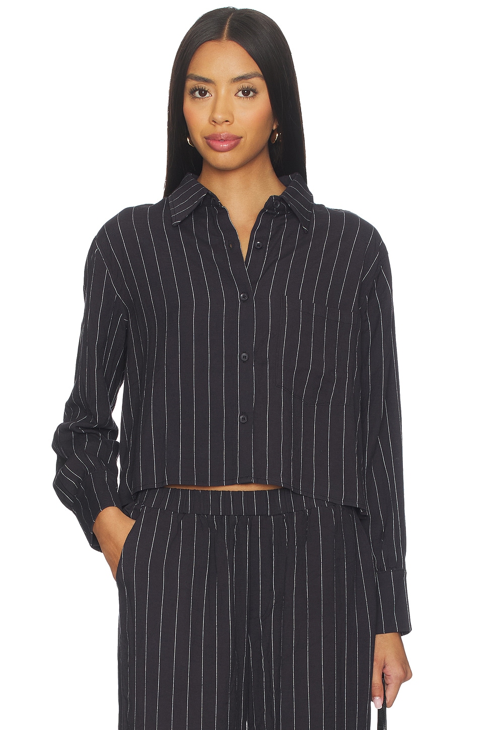 Boxy Button Front Shirt
