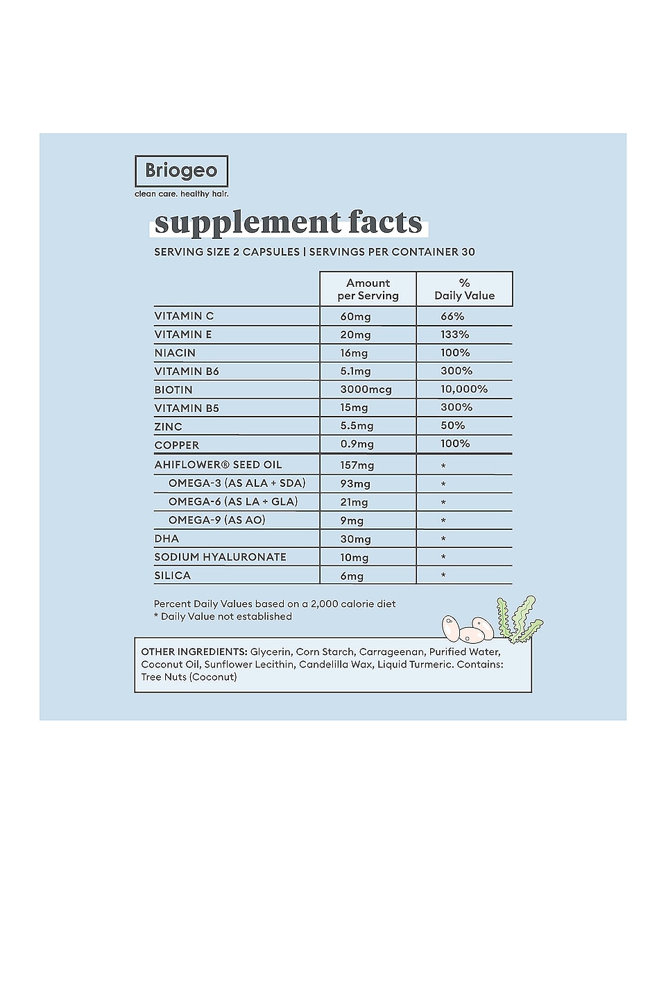 Briogeo B. Well Vegan Omega 369 + Biotin in REVOLVE