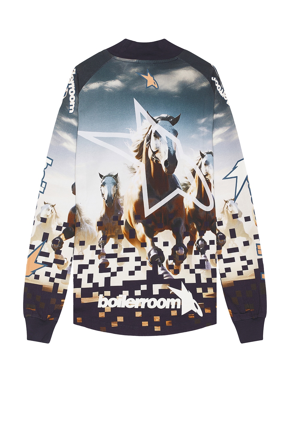 Moto-x Horse Long Sleeve Tee - Thumbnail 2