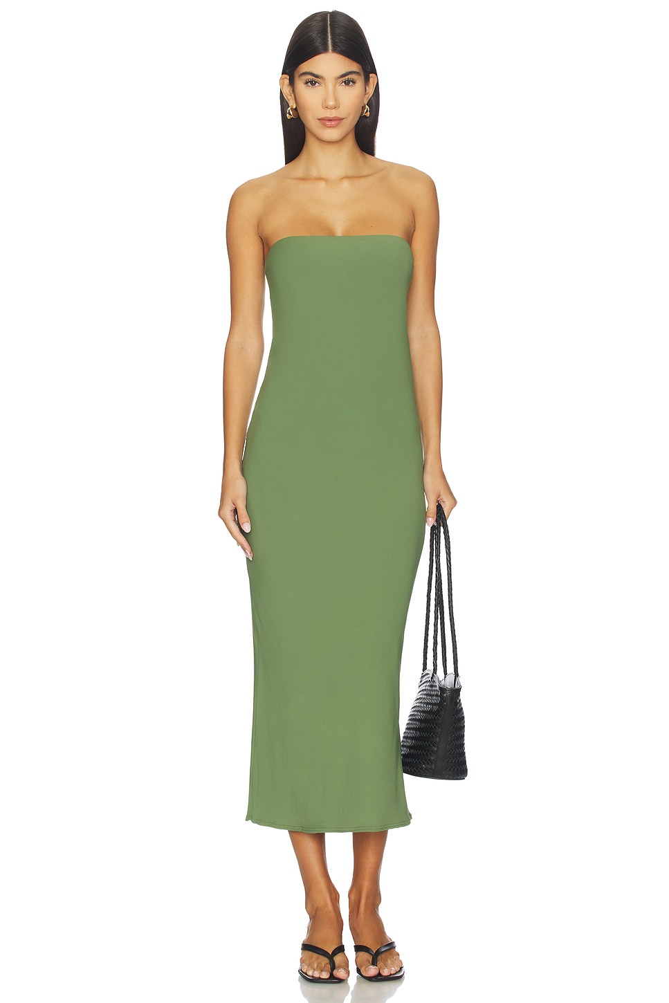 embellished dress green Jillian Sequin Slit Long Formal Dress
