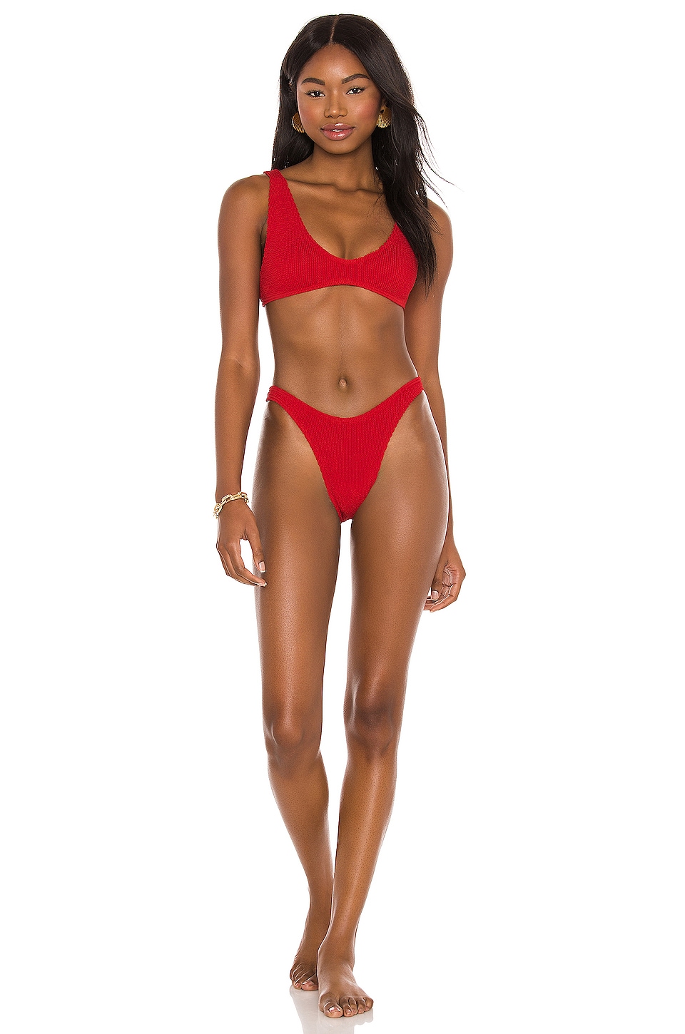 Shop Bond Eye Scout Bikini Top In Baywatch Red