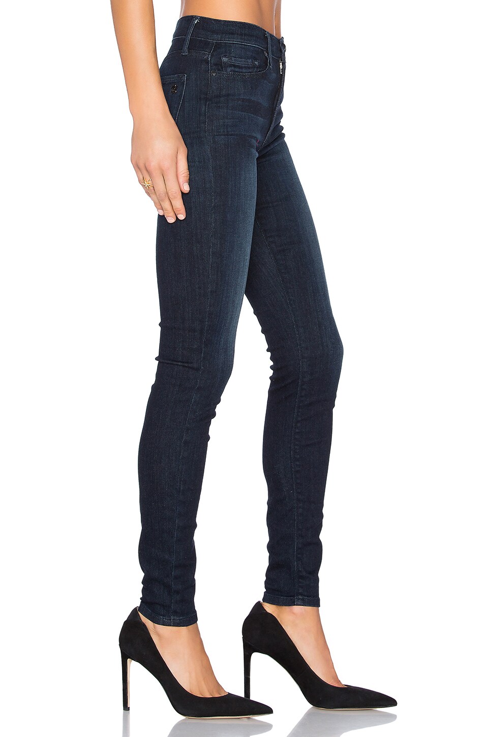 Black Orchid Gisele High Rise Super Skinny in Obscurity