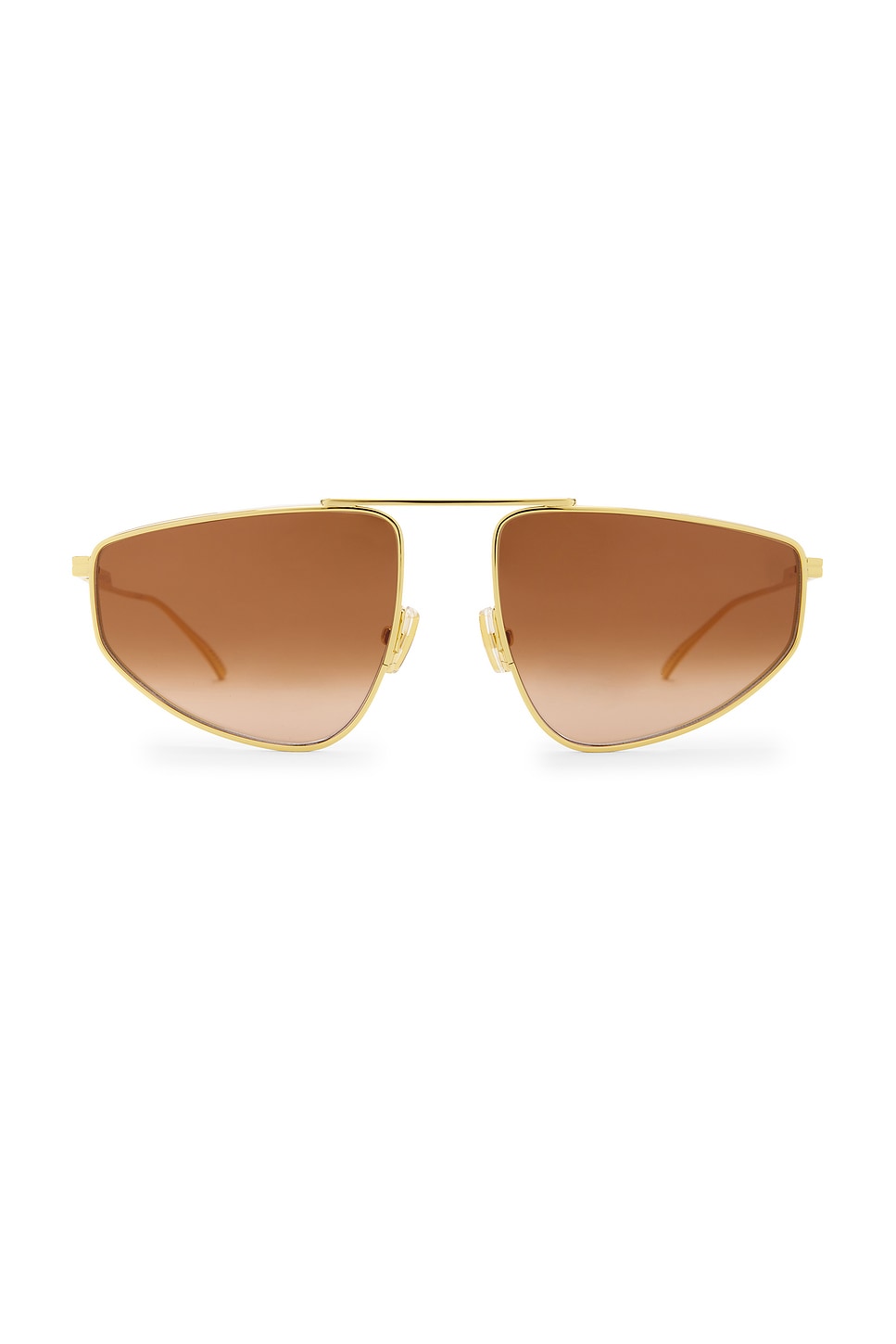 Bottega Veneta サングラス - Gold & Brown | REVOLVE