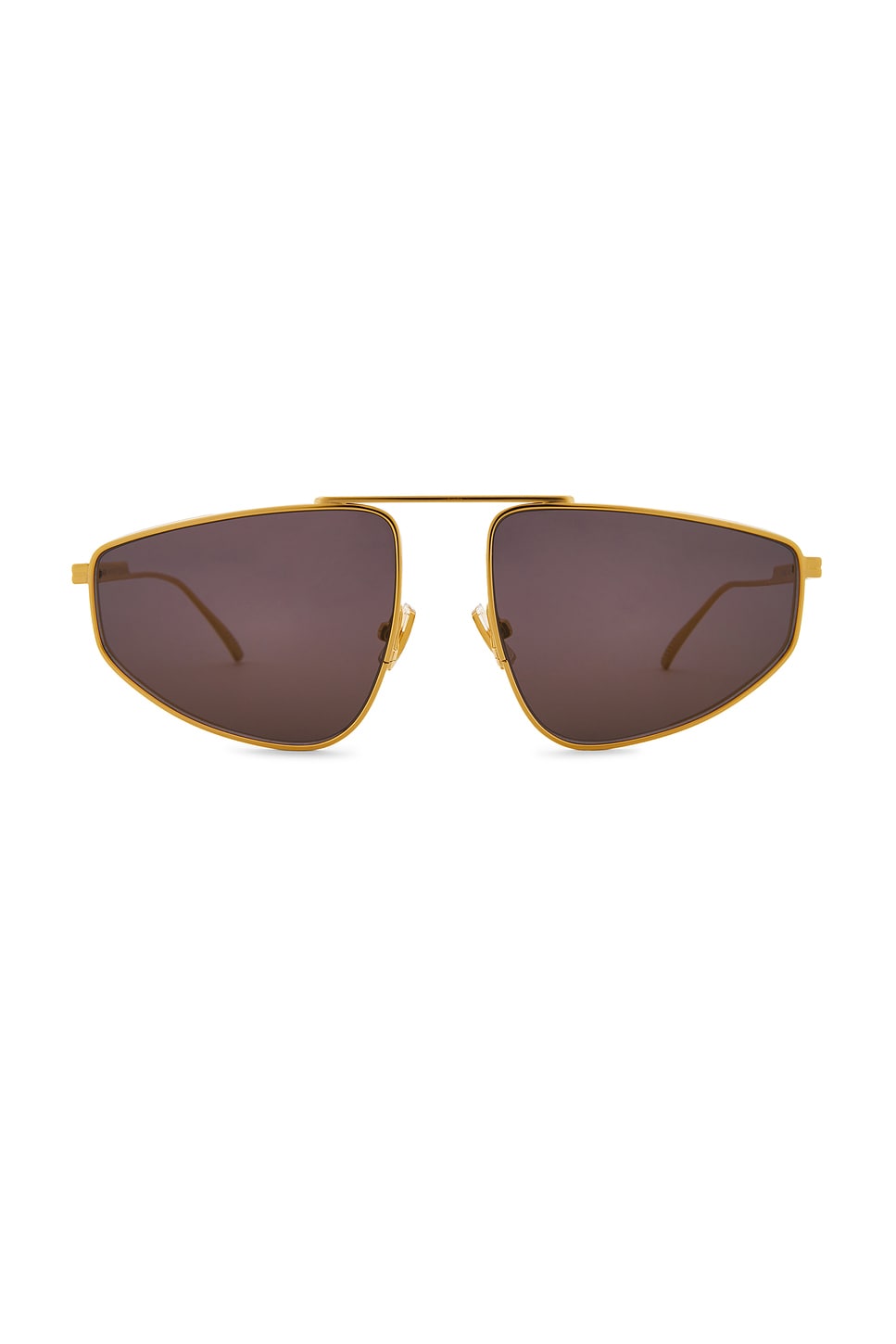 BOTTEGA VENETA ♡ サングラス Bottega Veneta サングラス - Gold & Grey | REVOLVE