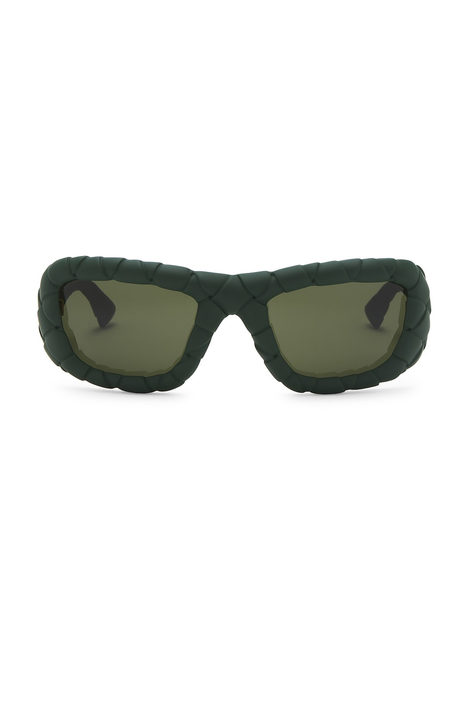 【関税＆送料込み】Bottega Veneta Intrecciato Sunglasses Bottega Veneta® Intrecciato Square Sunglasses in Black/grey