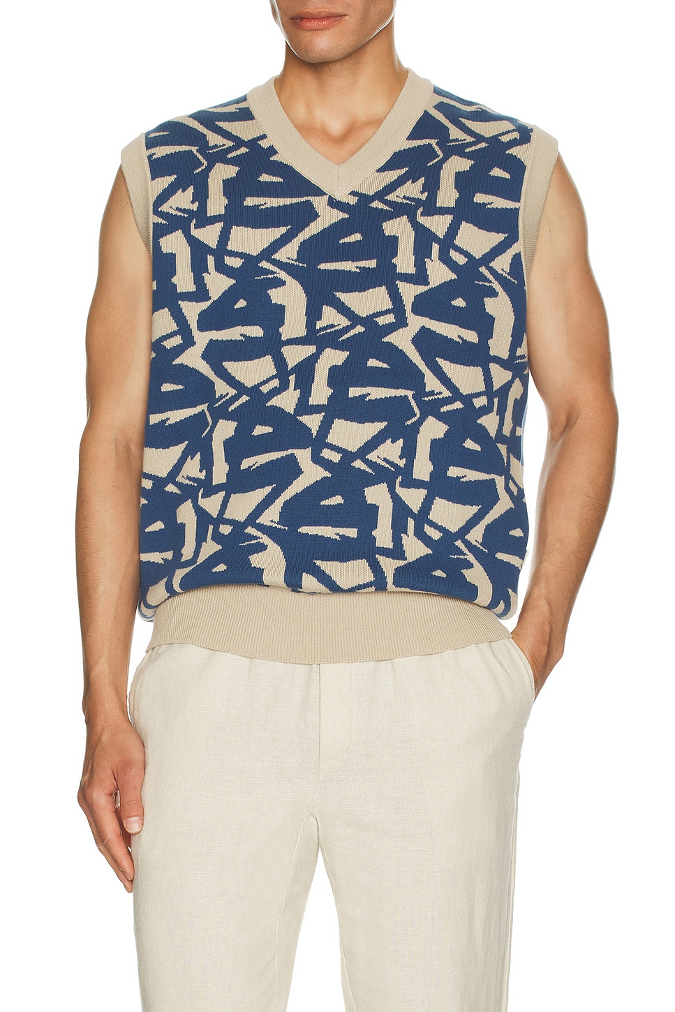 Abstract Ocean Vest - Thumbnail 3