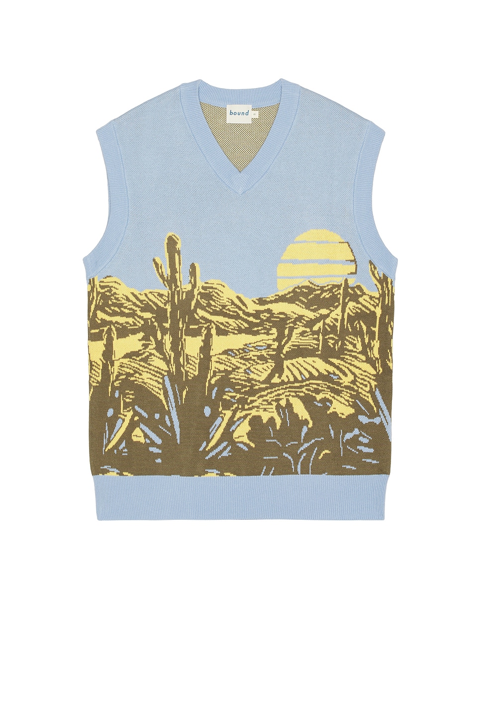 Desert V-neck Knit Vest