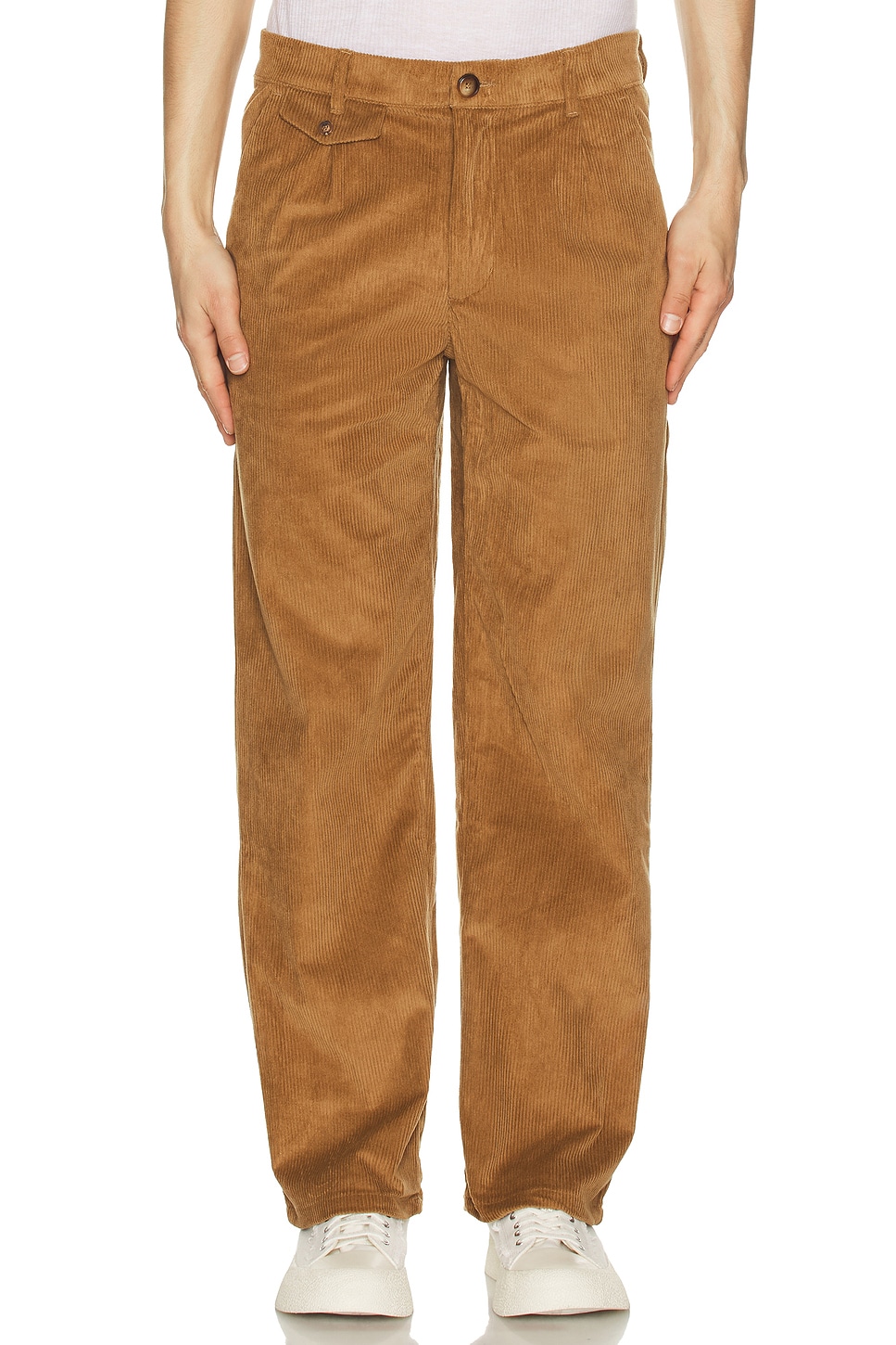 Wide Leg Cord Trouser - Thumbnail 4