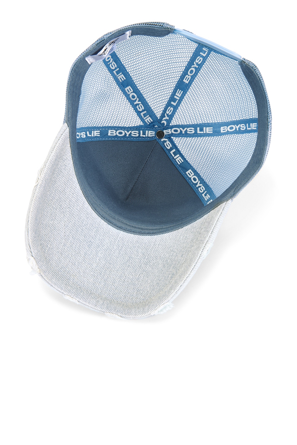 Denim 1-800 Heart Trucker Hat