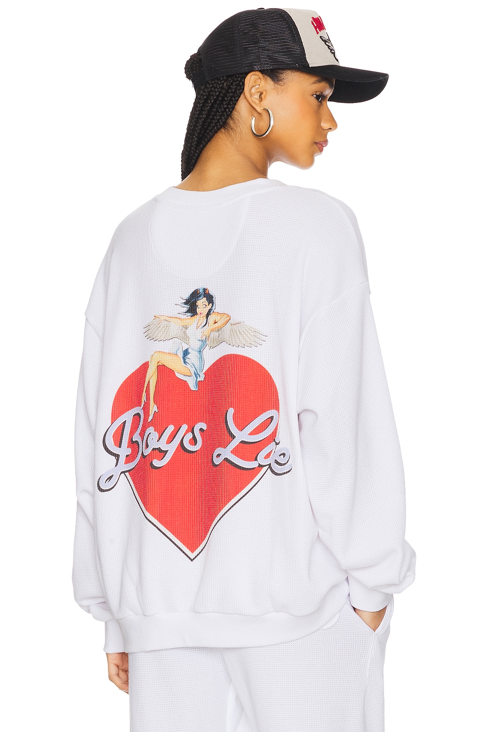 On The Edge Thermal Kara Crewneck