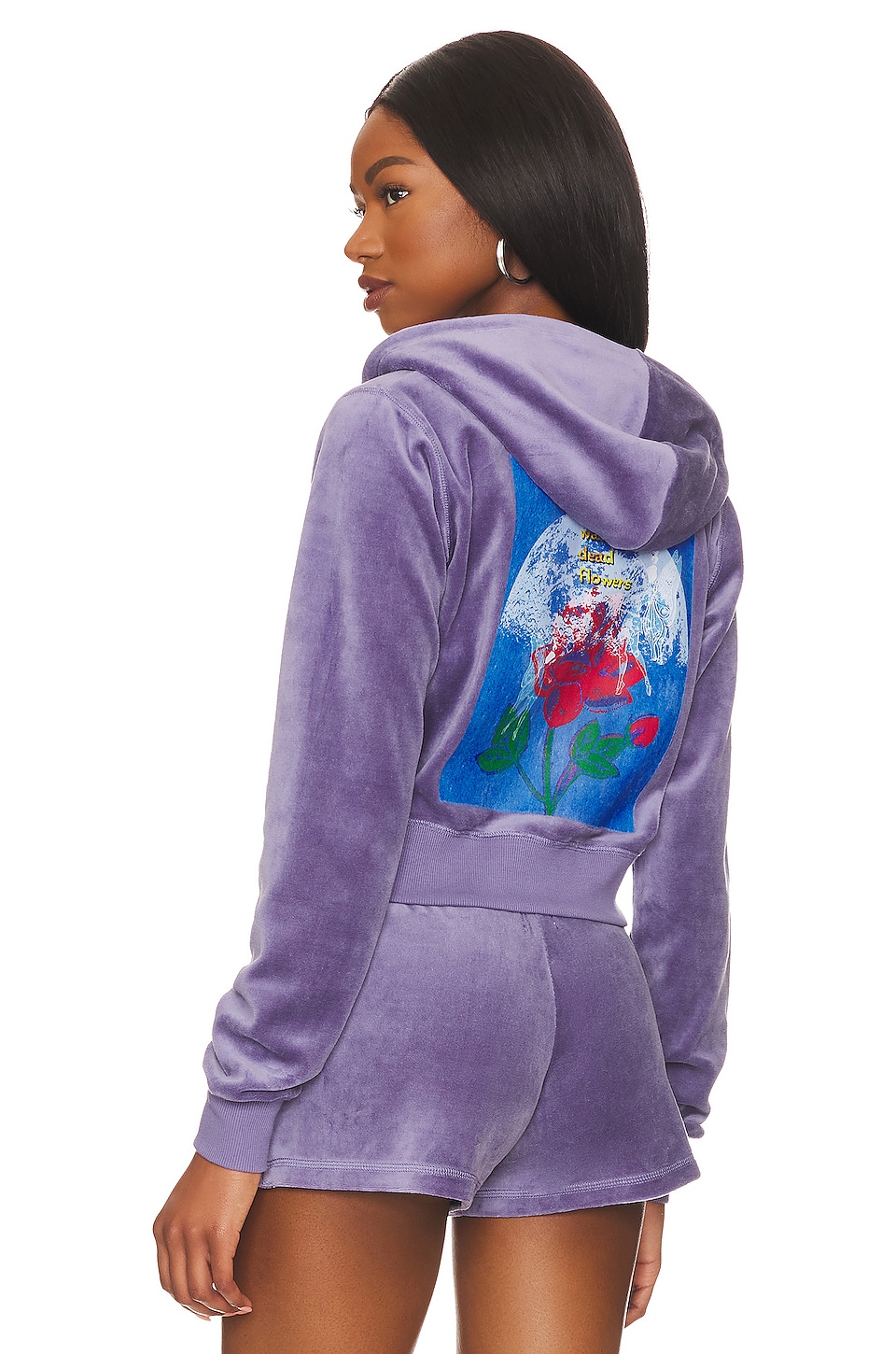 Purple discount velour hoodie