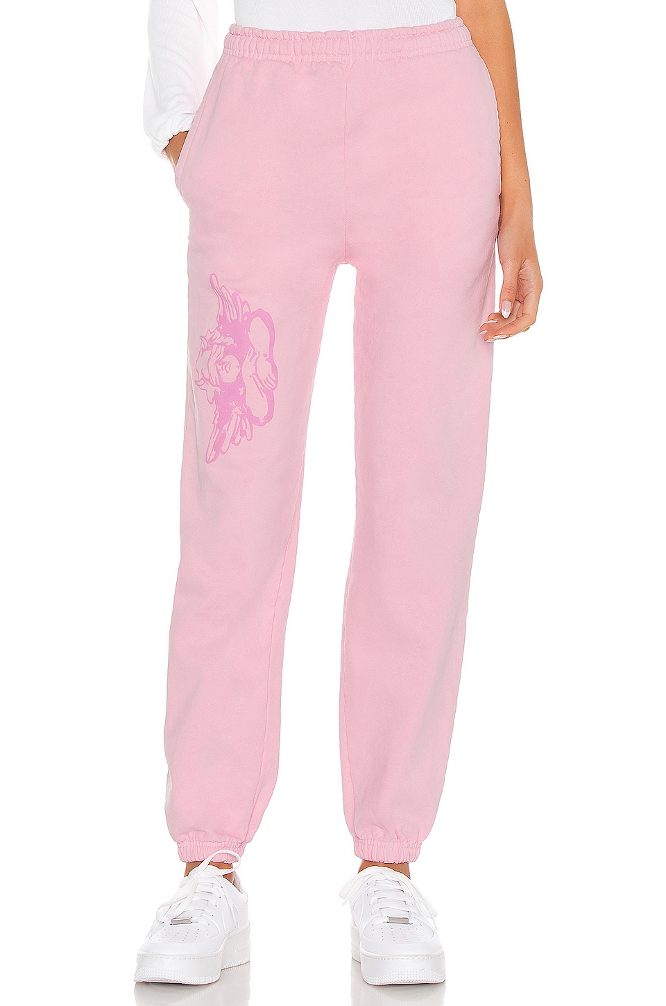 baby pink sweatpants