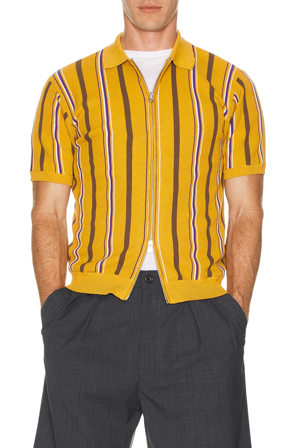 Zip Knit Stripe - Thumbnail 3