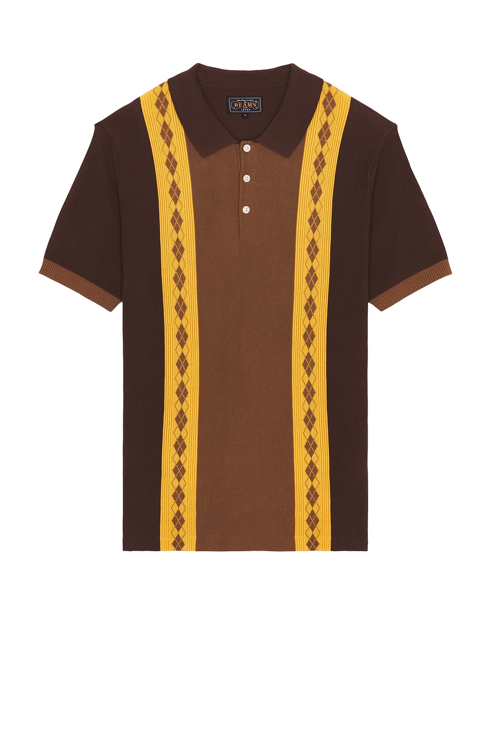 Knit Polo Stripe Argyle