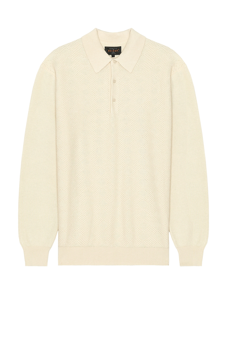 Knit Polo Diamond Pattern - Thumbnail 1