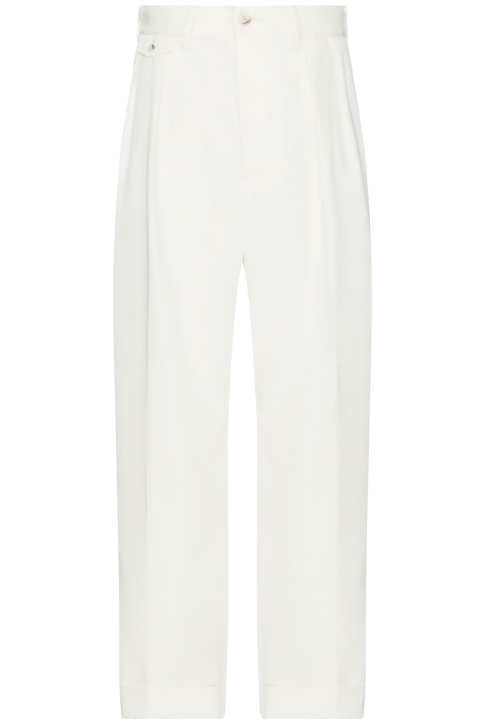 Beams Plus 2 Pleats Trousers Pe Twill in Oyster | REVOLVE