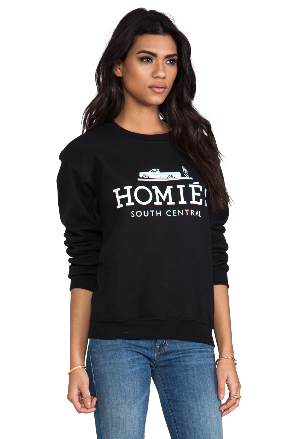 Brian Lichtenberg Homies Sweatshirt in Black/White