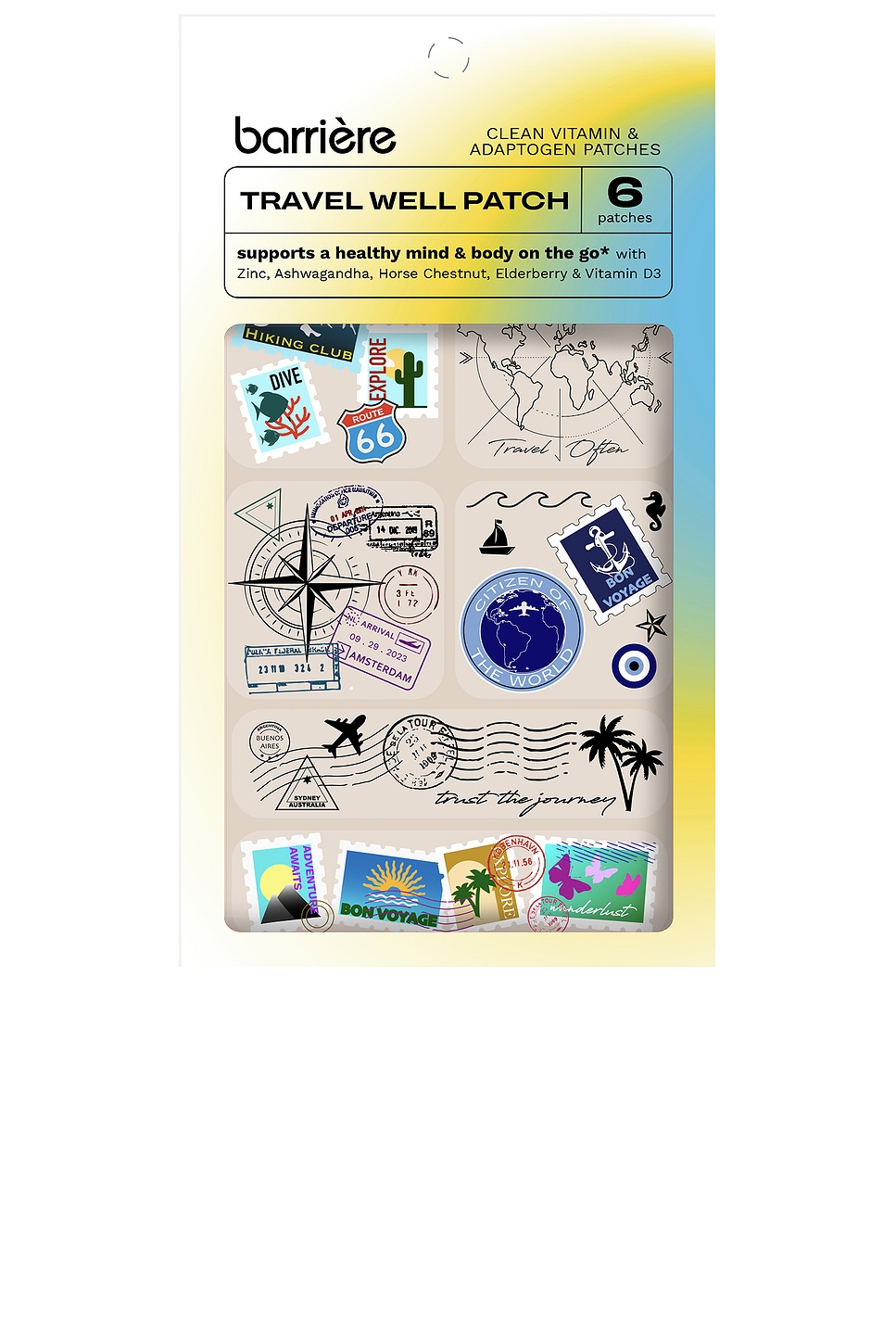 Travel Well Patch 6 Pack - thumbnail 2