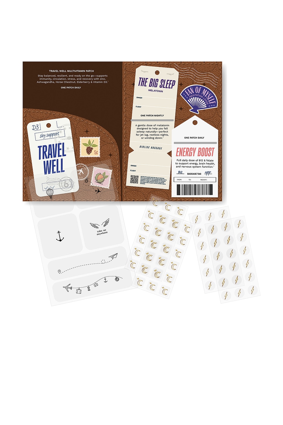 Multivitamin Patches Travel Kit