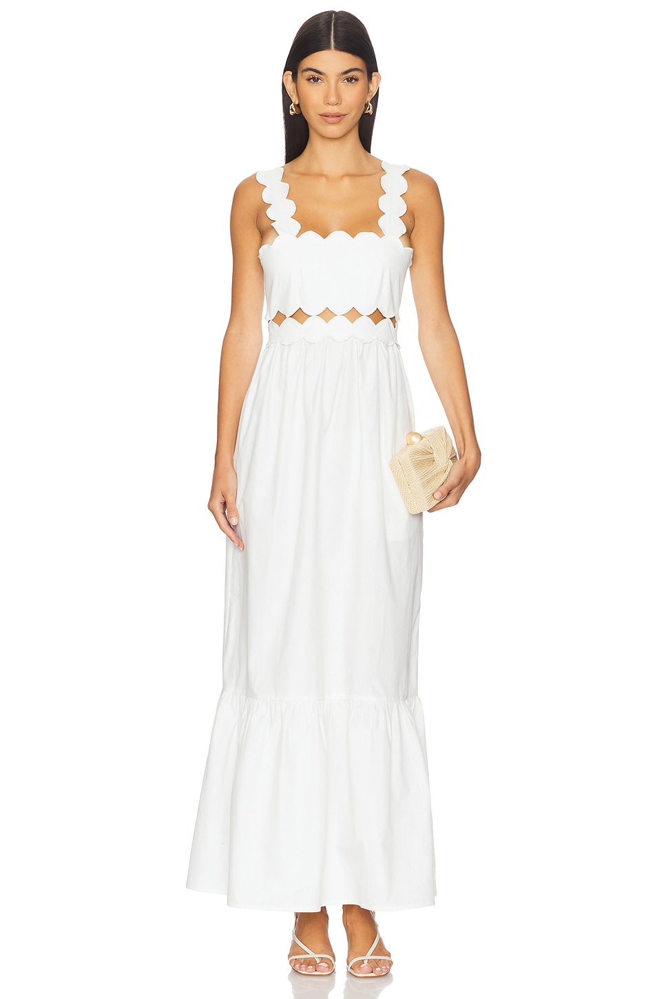 BEACH RIOT Campbell Dress in White | REVOLVE