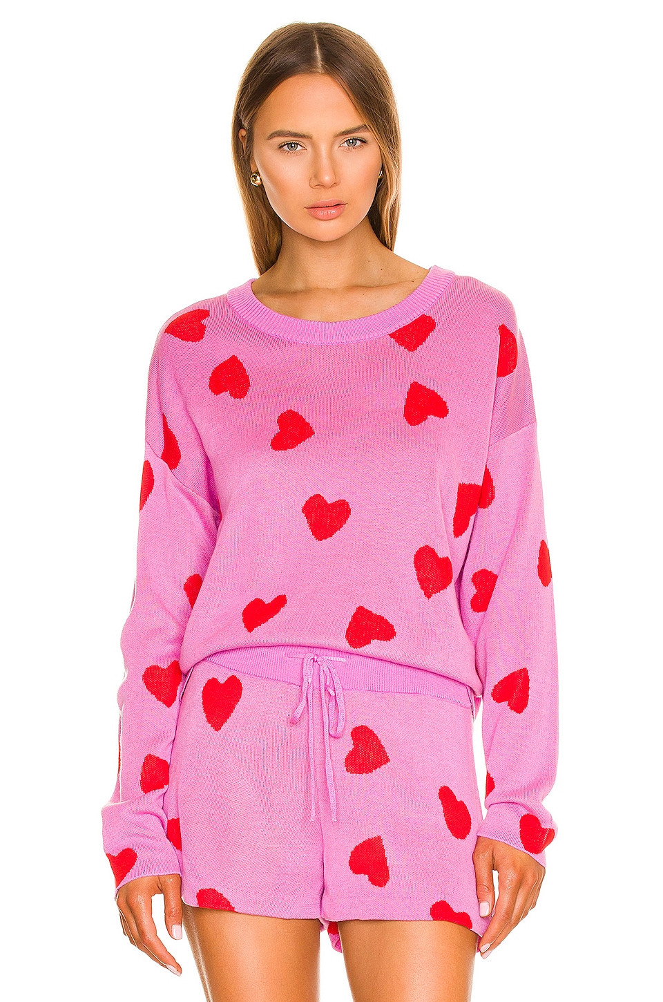 BEACH RIOT Beach Sweater in Valentine 