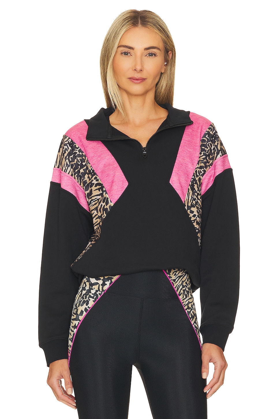 Victoria's Secret Pink Leopard Print Sweatshirt
