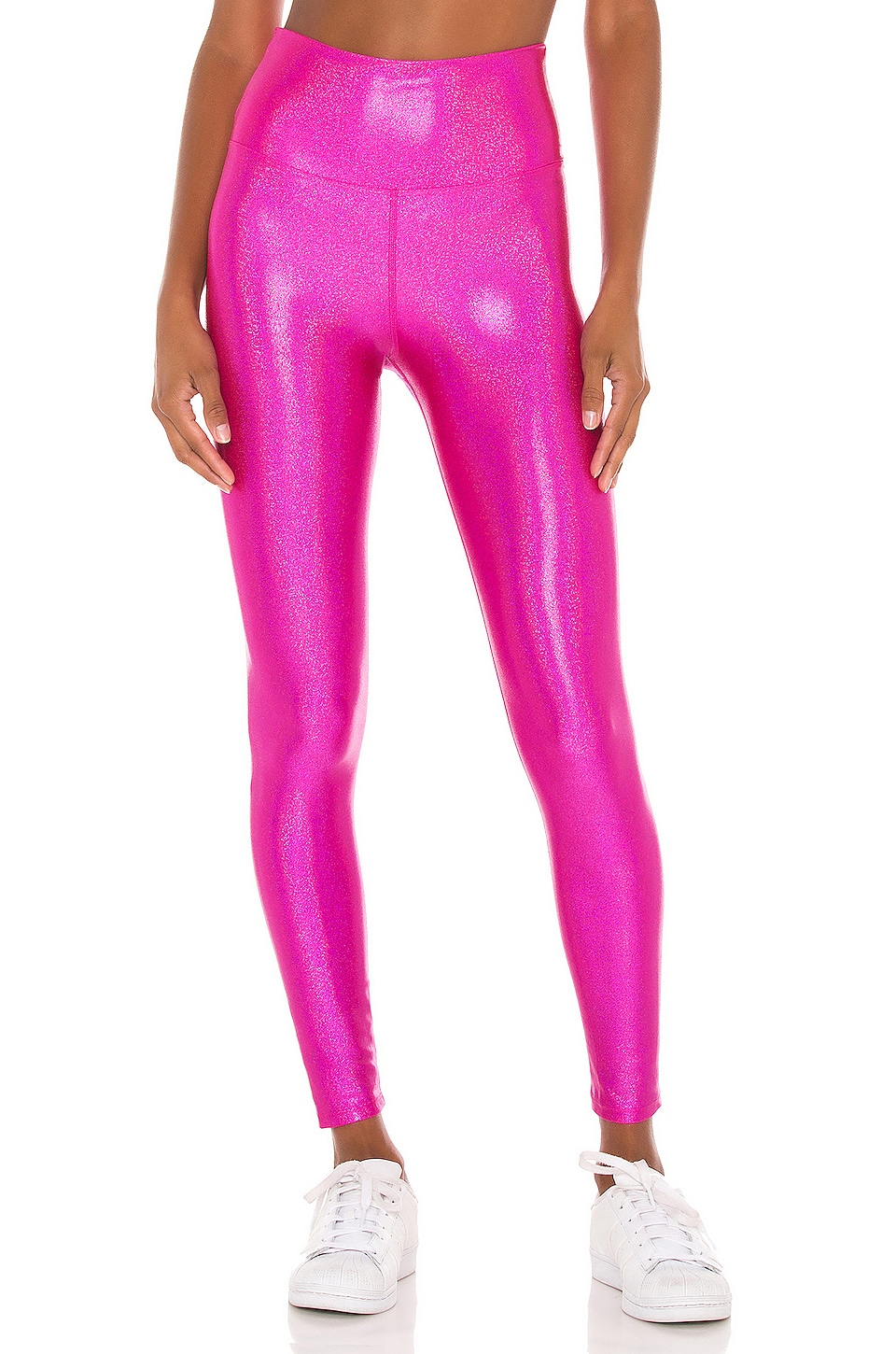BEACH RIOT X REVOLVE Hologram Shine Legging in Neon Pink | REVOLVE