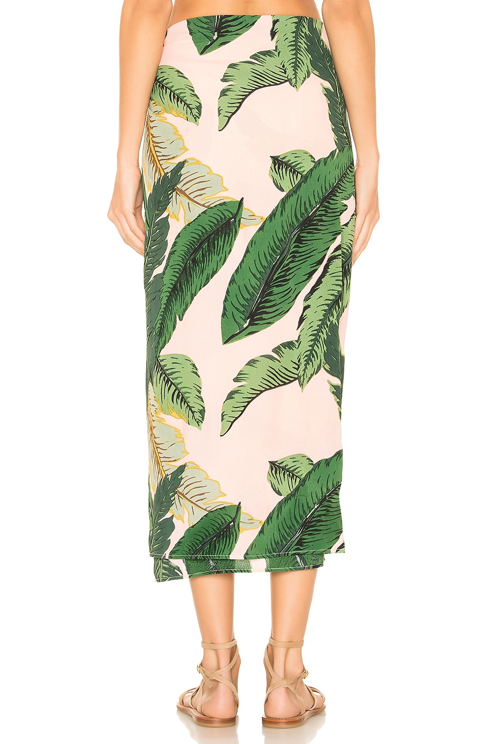 BEACH RIOT x REVOLVE Palm Sarong Cover Up in Pink Palm REVOLVE