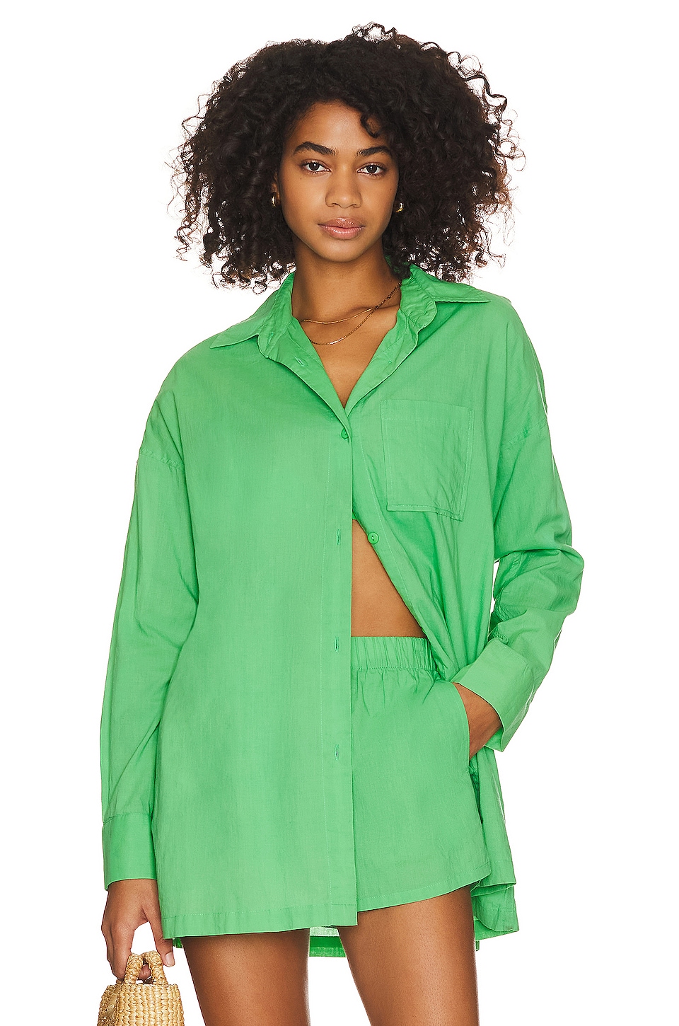 BEACH RIOT Alexa Top in Island Green | REVOLVE