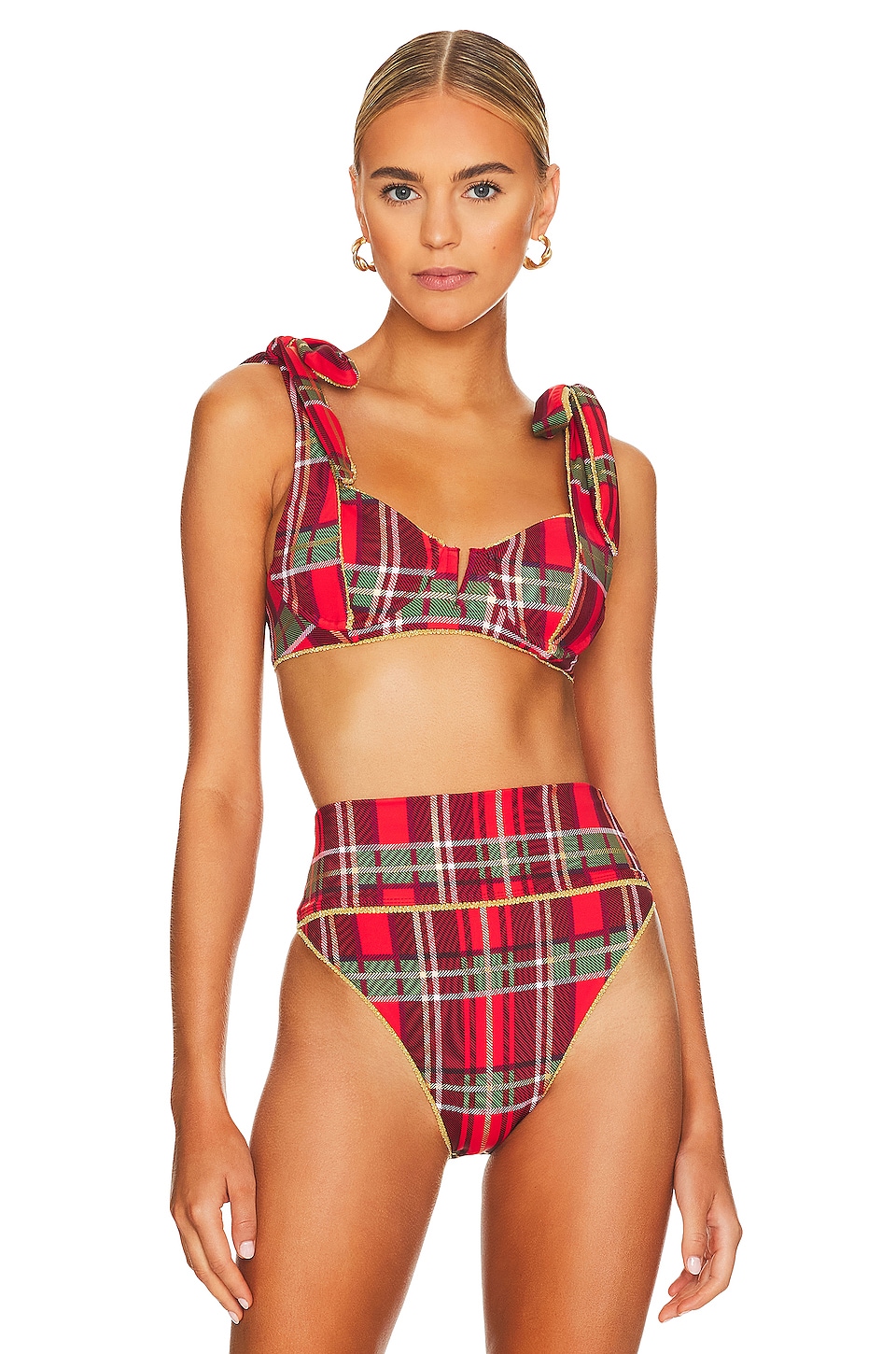 Image 1 of Blair Top in Holiday Plaid