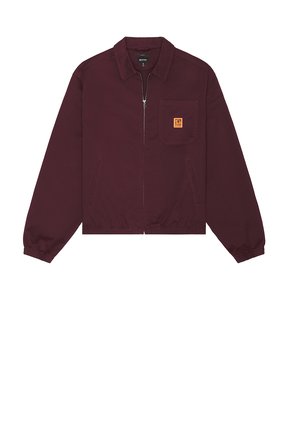 Brixton Union Relaxed Harrington Jacket in Port | REVOLVE